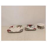 COSTCO 12PC. HOLIDAY WISHES DINNERWARE SET