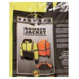 NEW RADWEAR TWO IN ONE BOMBER JACKET WITH REMOVABLE FLEECE LINER SIZE X-LARGE