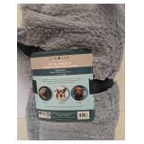 NEW OVERSIZED BRENT WOOF WATERPROOF PET BLANKET & FURNITURE PROTECTOR (GRAY)