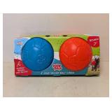 NEW JOLLY PETS 8” JOLLY SOCCER BALL 2PK.