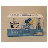 GENIUS GOURMET ZERO SUGAR SPARKLING WATER (BLUE RASPBERRY LEMONADE) 15PK.