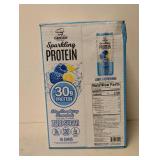 GENIUS GOURMET ZERO SUGAR SPARKLING WATER (BLUE RASPBERRY LEMONADE) 15PK.