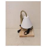 NEW MIKASA HOME ACCENTS ADJUSTABLE HEIGHT CANDLE WARMER (WHITE)