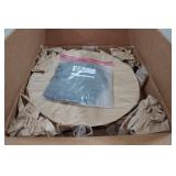 One Log Fire 18" Table Top Fire Pit - Black