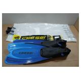 Cressi Agua Adult Fins - Size 41/42, 7/8
