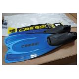 Cressi Agua Adult Fins - Size 41/42, 7/8