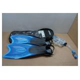 Cressi Adult Rondine Palau Fin Snorkel Set - Fin Size L/XL