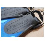 Cressi Adult Rondine Palau Fin Snorkel Set - Fin Size L/XL