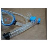 Cressi Adult Rondine Palau Fin Snorkel Set - Fin Size XS/S