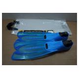 Cressi Agua Adult Fins - Size 39/40, 5.5/6.5