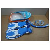 Cressi Kids Snorkel Set - Fin Size L/XL