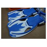 Cressi Kids Snorkel Set - Fin Size L/XL