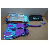 Cressi Kids Snorkel Set - Fin Size L/XL