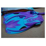 Cressi Kids Snorkel Set - Fin Size L/XL