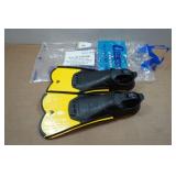 Cressi Rondine Light Adult Snorkel Fins - Size 41/42, 7/8