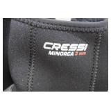 Cressi Minorca 3mm Neoprene Adult Anti-Slip Sole Boots - Size 10/11