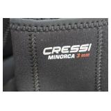 Cressi Minorca 3mm Neoprene Adult Anti-Slip Sole Boots - Size 8/9