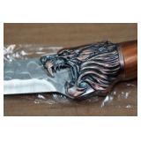 Carbon Steel Lion Head Knife
