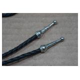 Large Stone Turquoise Navajo Style Bolo Tie