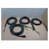 *4* Heavy Duty Replacement AC Power Cords