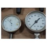 Vintage Gauges and Dial Indicator