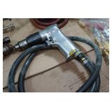 Assorted Air Tools - Drills, Sander, Hose Accessories