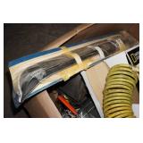 Assorted Hardware - Sockets, Air Hose, Clamps