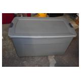 Large Sterilite Tote with Wheels - 45 Gallon