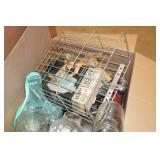 Vintage Lantern Glass with Assorted Hardware