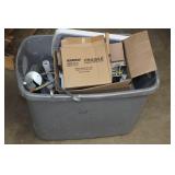 Assorted Hardware - Cords, Bottle Jack, Caster Wheels