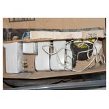 Assorted Hardware - Cords, Bottle Jack, Caster Wheels