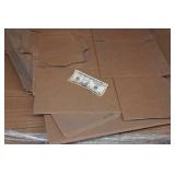$10 and  Pallet of Cardboard Sheets