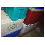 *2* Pallets of Assorted Storage Bins and Lids