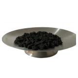 One Log Fire 18" Table Top Fire Pit - Black