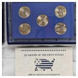 1999-2008 Complete State Quarters Mint Sets by Year
