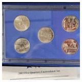 1999-2008 Complete State Quarters Mint Sets by Year
