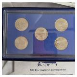 1999-2008 Complete State Quarters Mint Sets by Year