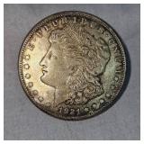 1921S Morgan $1 Nice Toning