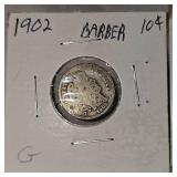 Lot of 4 Mercury Dimes 10c