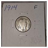 Lot of 4 Mercury Dimes 10c