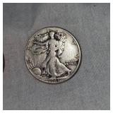 2-1943 Walking Liberty Halfs 50c