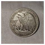 2-1943 Walking Liberty Halfs 50c
