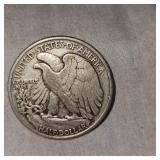 2-1943 Walking Liberty Halfs 50c