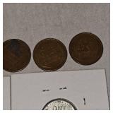 2-Steel Wheats and 6 Wheat Copper Pennies -8 total