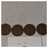 2-Steel Wheats and 6 Wheat Copper Pennies -8 total