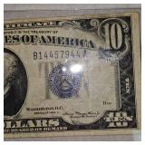 1934A $10 Silver Certificate, XF/AU