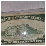 1934A $10 Silver Certificate, XF/AU