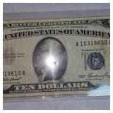 1953 $10 Silver Certificate, VF/XF