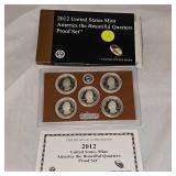 2012 Mint Proof Quarter Set