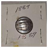 1889,1891,1899,1895,1899 Indian Head Pennies 1c VF